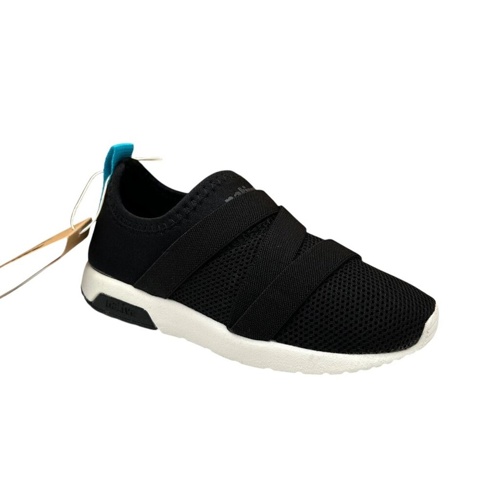 Native Phoenix Toddler Boys Slip-On Sneaker Size 7 Black/White Lightweight Shoes